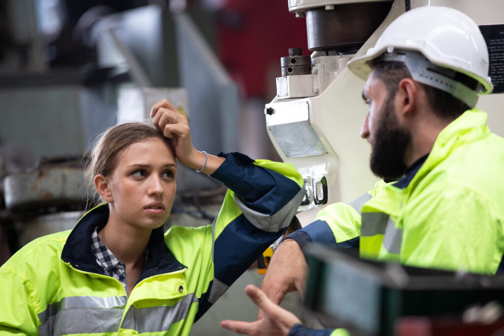 Union workers collaborating on-site, building a stronger future together.